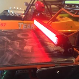 BLACK RUBY - ALL METAL SUPER BRIGHT LIGHT BAR RC LIGHTBAR WATERPROOF RED